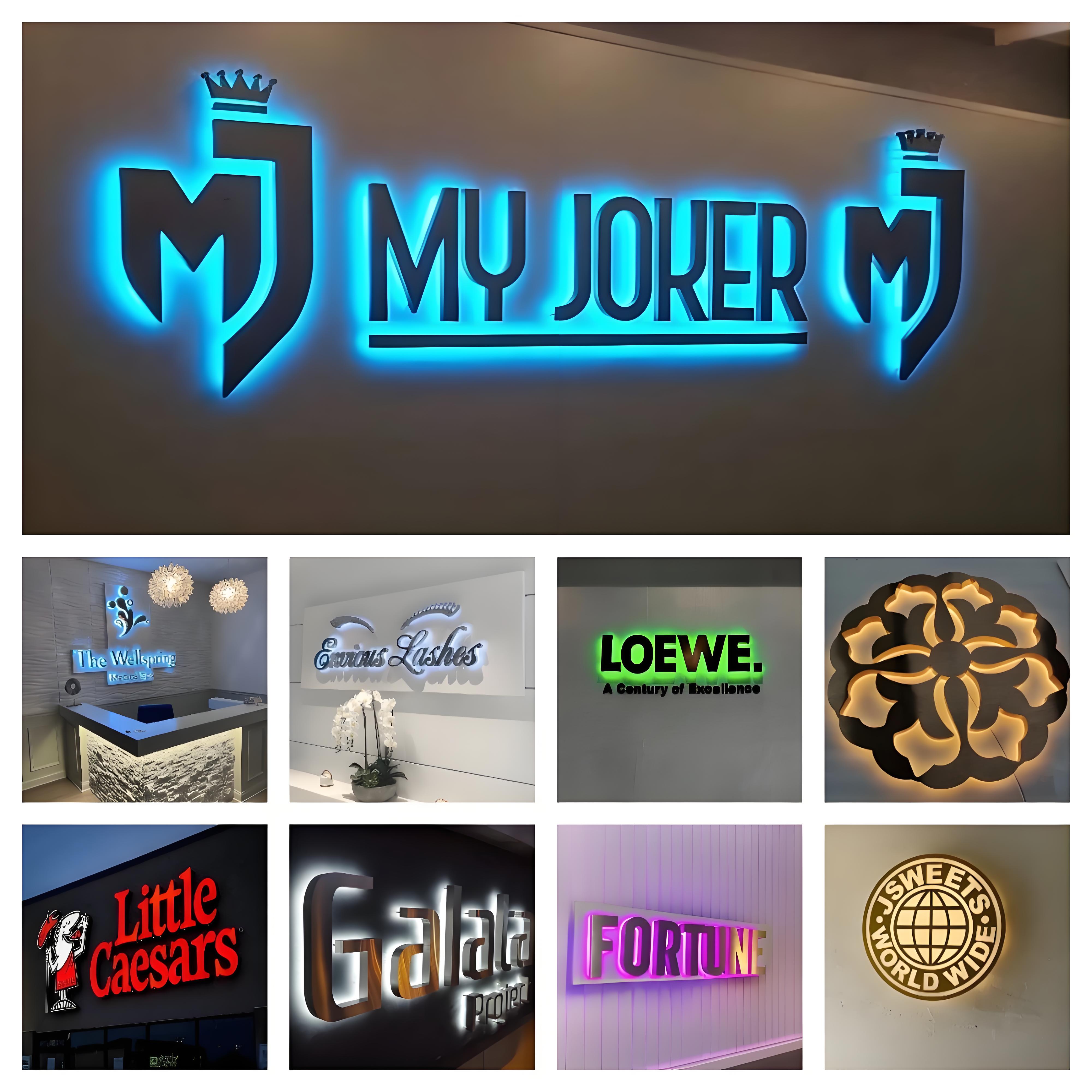 3d Outdoor store sign